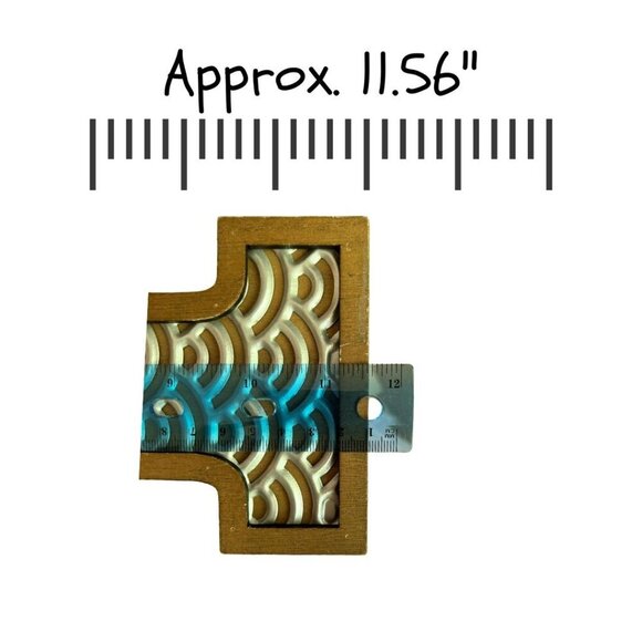 🟢DONATING 12/15!🟢 Hallmark Decorative Block Letter "I" Wooden - Picture 11 of 12